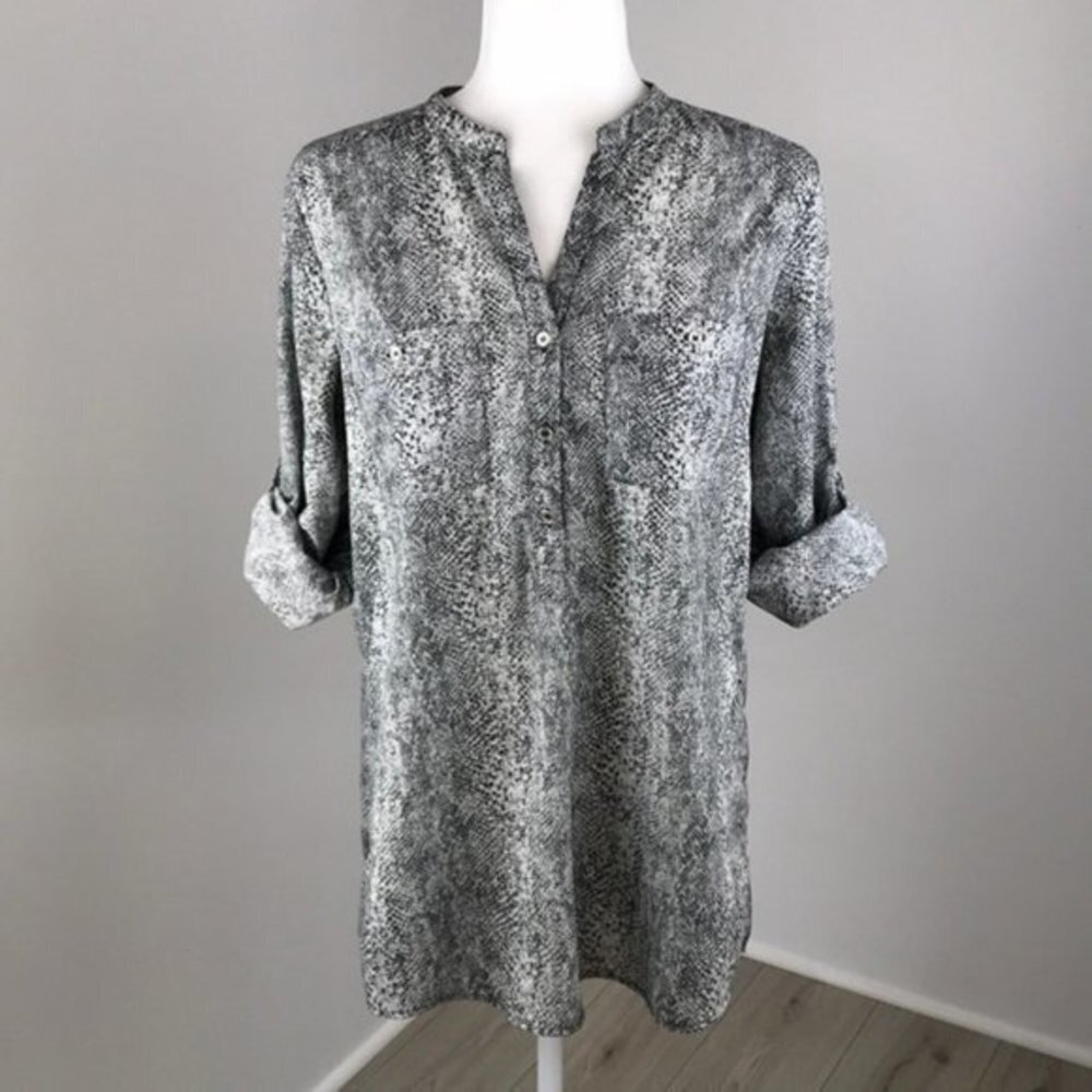 Calvin Klein Button Down Blouse Size Small